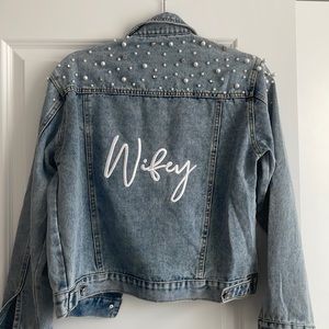Wifey Denim Jacket - NWT